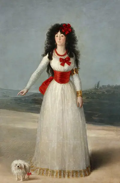 Die Herzogin von Alba (Weiß) Francisco de Goya
